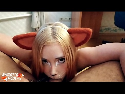 ❤️ Kitsune engole a pila e o esperma na boca ❤ Porno em nós ❌